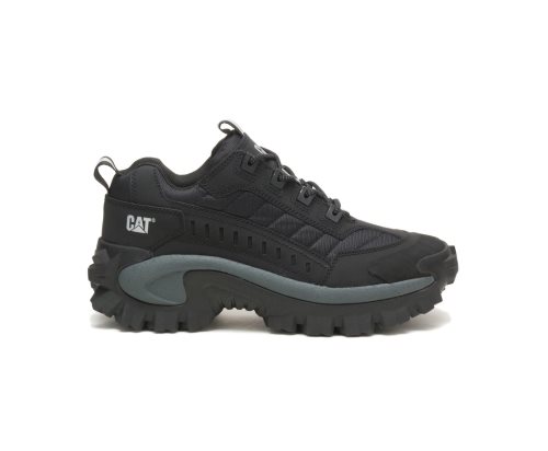 Caterpillar CAT Intruder Shoe Fritidssko Herre Svarte Mørke Grå | CAT-395QH