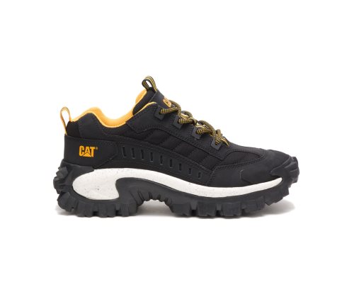 Caterpillar CAT Intruder Shoe Fritidssko Herre Svarte Hvite | CAT-536XW