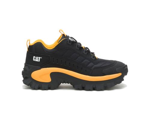 Caterpillar CAT Intruder Shoe Fritidssko Dame Svarte Gul | CAT-758KO