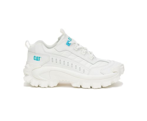 Caterpillar CAT Intruder Shoe Fritidssko Dame Hvite Blå | CAT-849AH