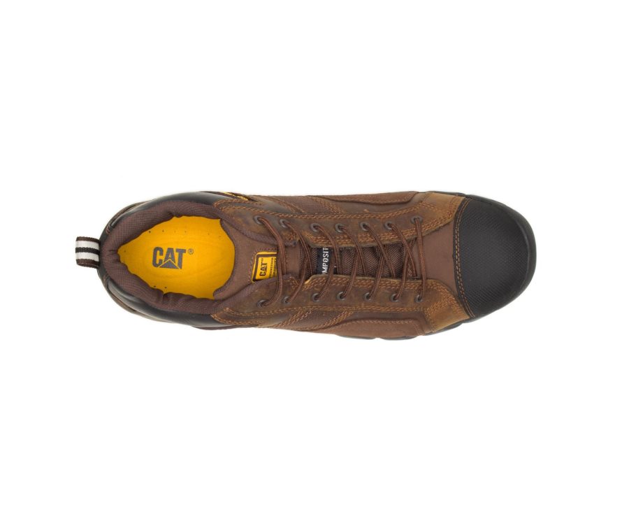 Caterpillar CAT Argon Composite Tå Vernesko Herre Mørke Brune | CAT-516RK