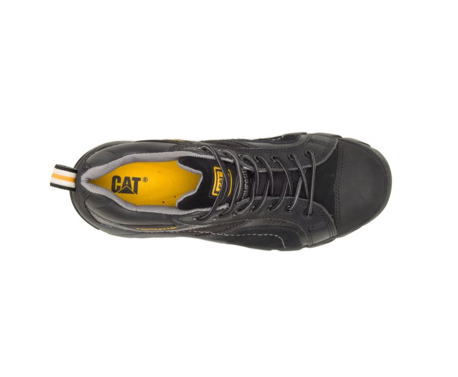 Caterpillar CAT Argon Composite Tå Vernesko Herre Svarte | CAT-974HS