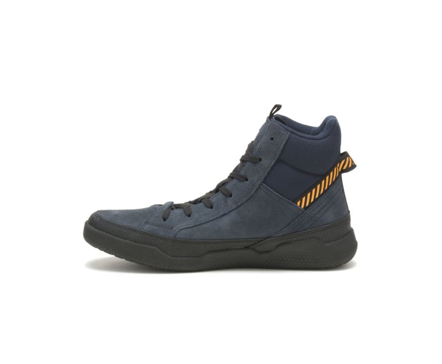 Caterpillar CAT CODE Hex Hi Utility Joggesko Dame Marineblå | CAT-219KT