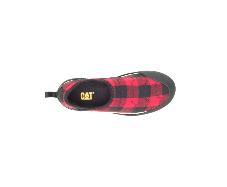 Caterpillar CAT Crossover Slip On Fritidssko Dame Rød | CAT-770KO