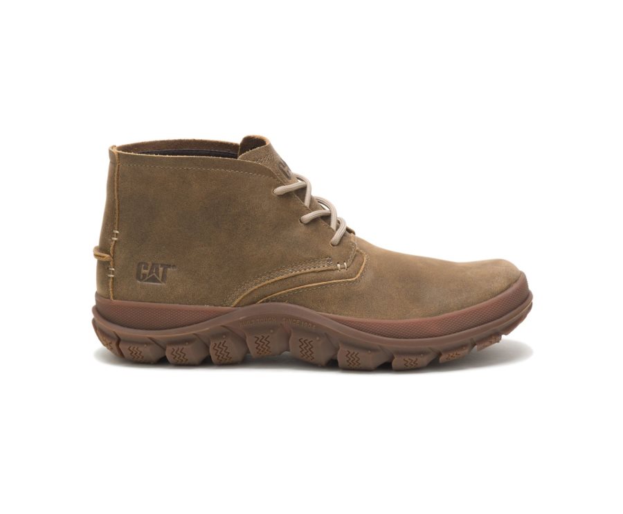 Caterpillar CAT Fused Tri Mid Boot Lærstøvler Herre Brune Grønn | CAT-314PN