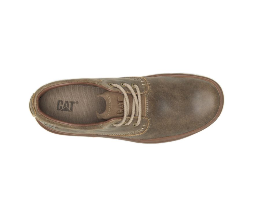 Caterpillar CAT Fused Tri Shoe Joggesko Herre Brune Grønn | CAT-184FN