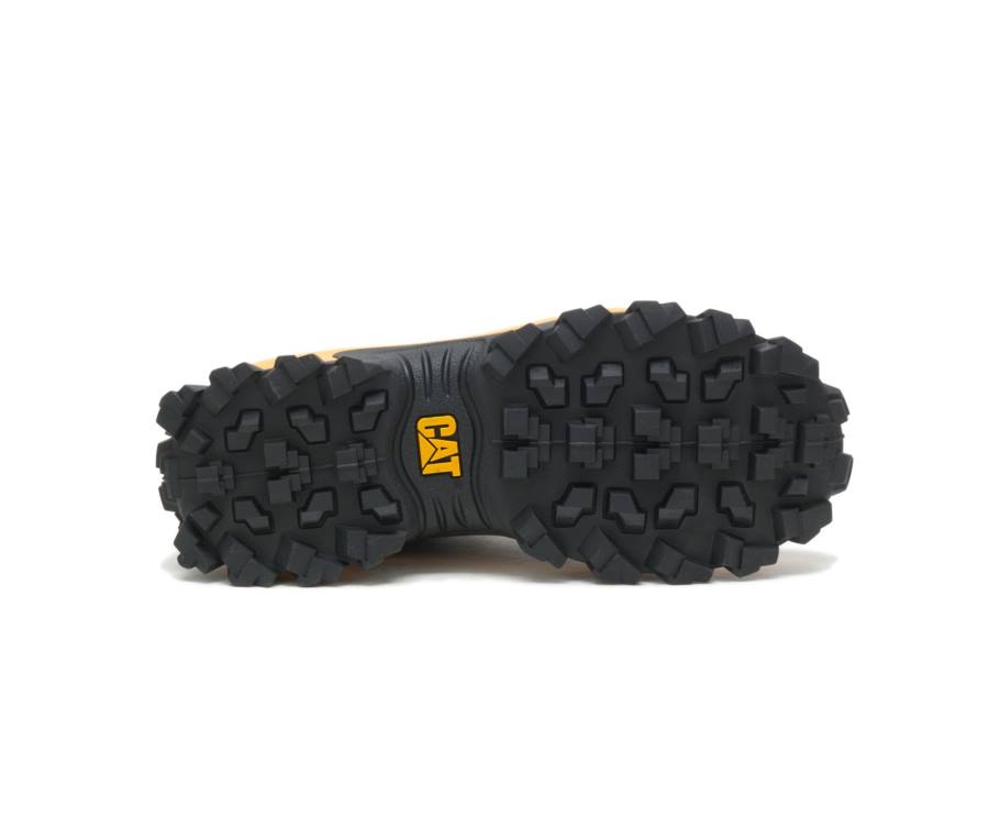 Caterpillar CAT Intruder Shoe Fritidssko Dame Svarte Gul | CAT-758KO