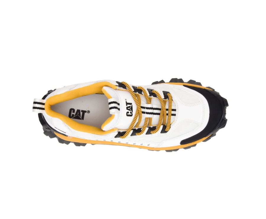 Caterpillar CAT Intruder Shoe Fritidssko Dame Hvite Gul | CAT-781ES