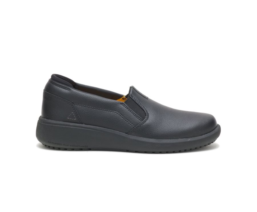 Caterpillar CAT ProRush SR+ Slip On Fritidssko Dame Svarte | CAT-684EA