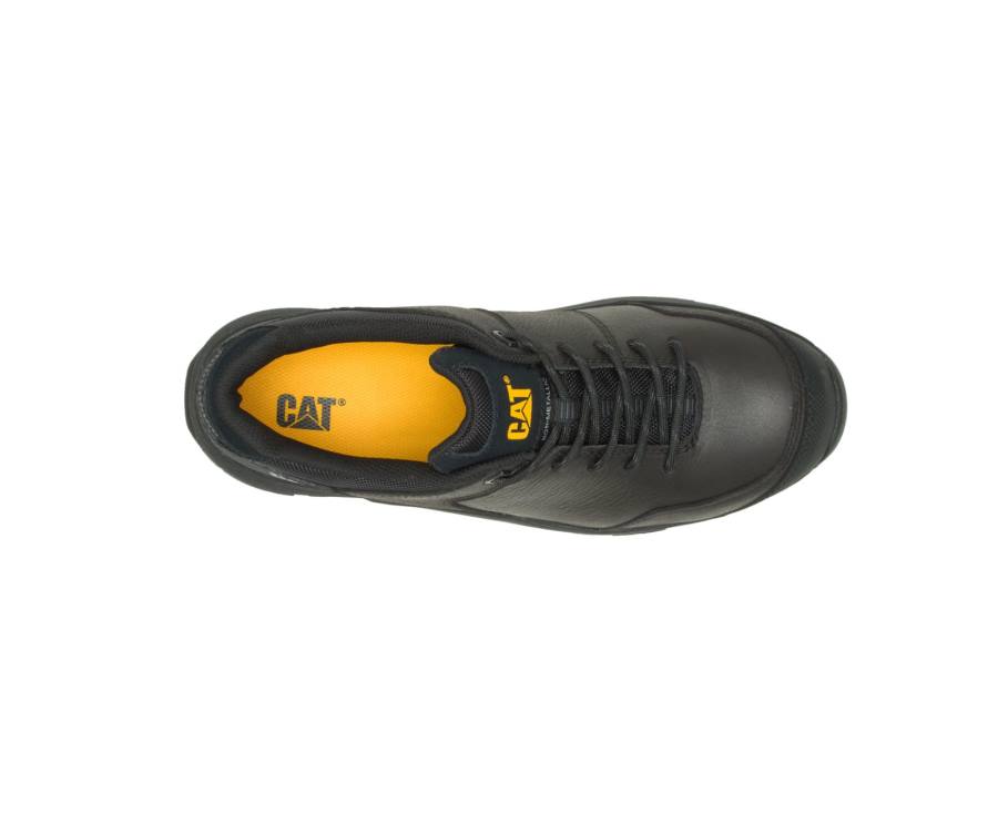 Caterpillar CAT Streamline 2.0 Lær Composite Tå Vernesko Herre Svarte | CAT-814KO