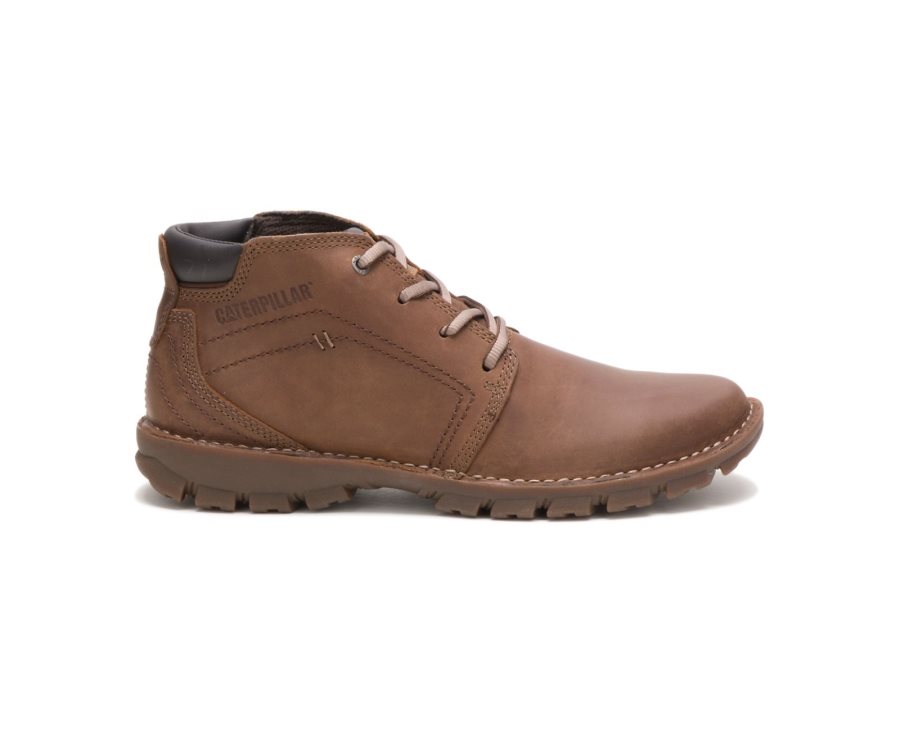 Caterpillar CAT Transform 2.0 Boot Lærstøvler Herre Mørke Beige | CAT-976KR